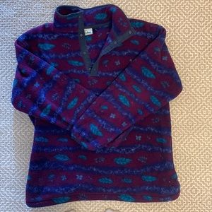 Vintage fleece LL bean pullover! cozy